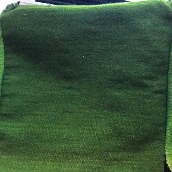 Vintage Green Floral Embroidered Hippie Boho Bag - Picture 6 of 8